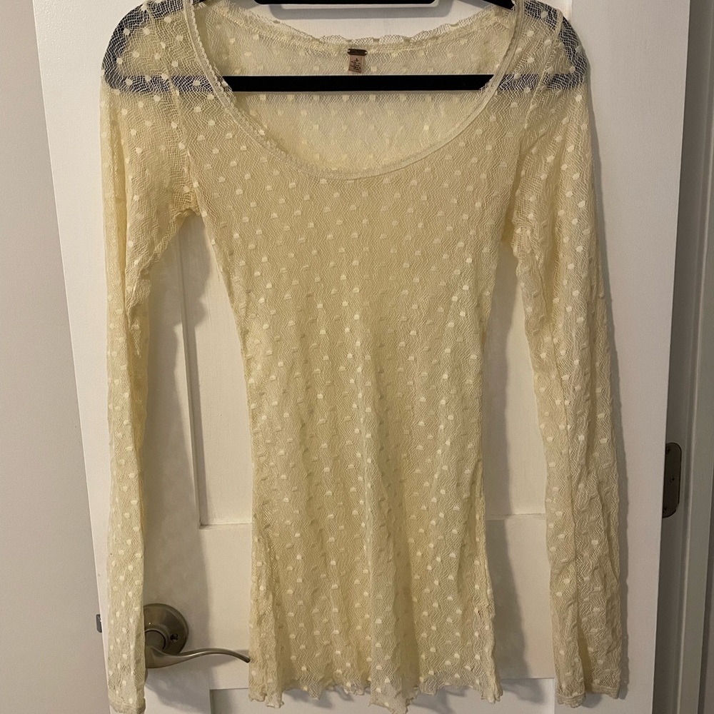 Free People lace top
